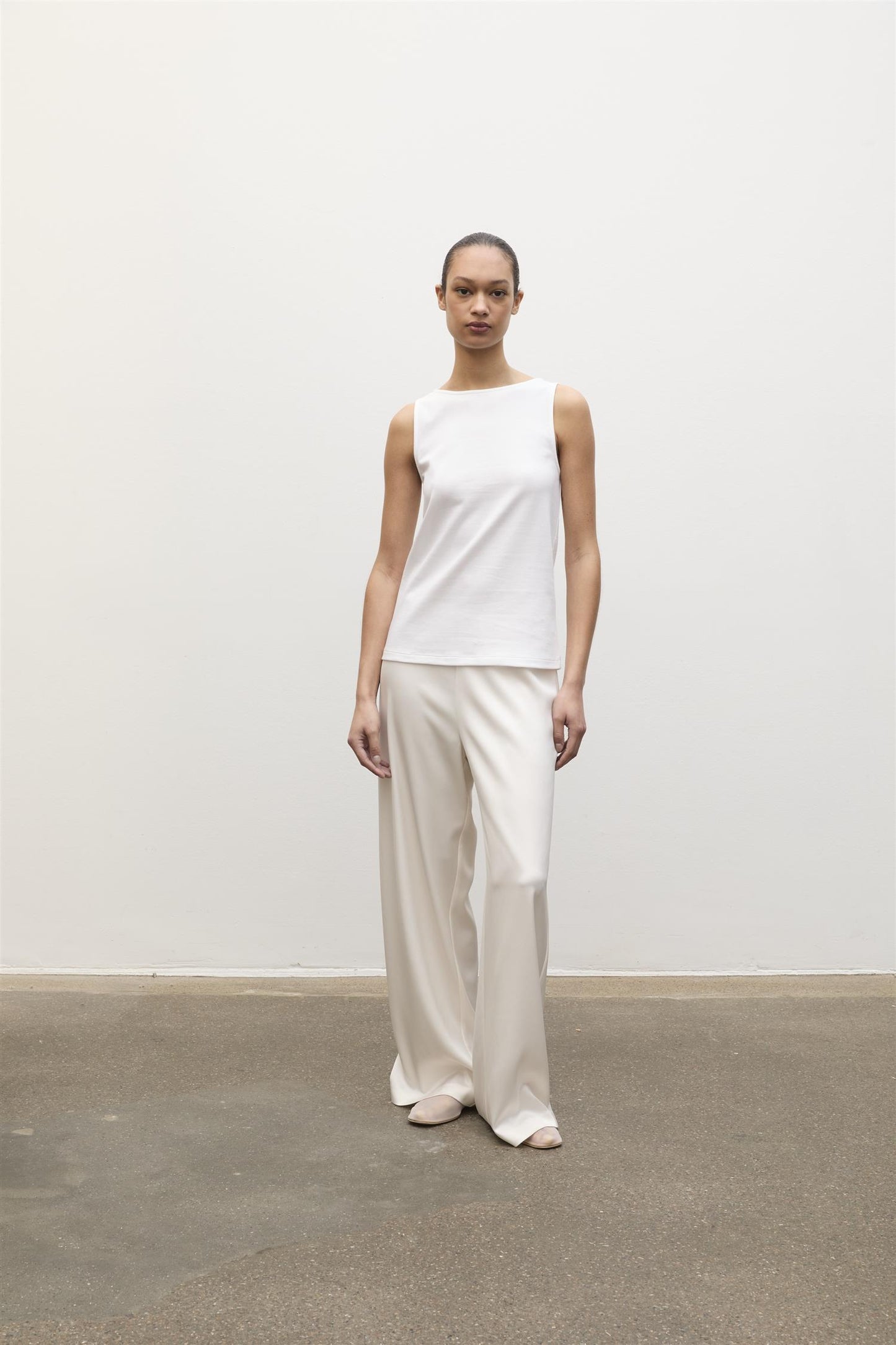 Beatris Top White T-skjorter