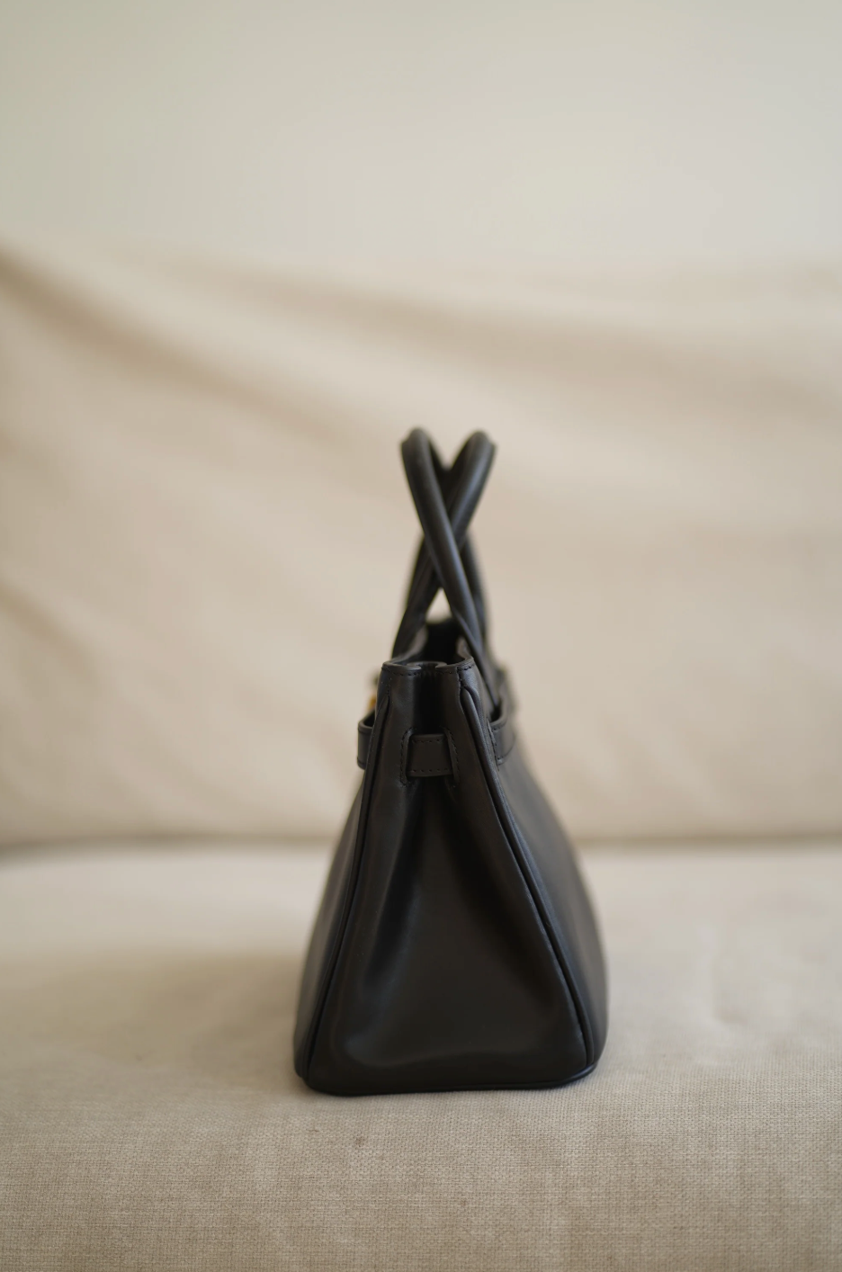 The Norma Bag Black Smooth Vesker
