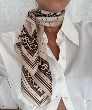 Gemini Scarf Sand Skjef