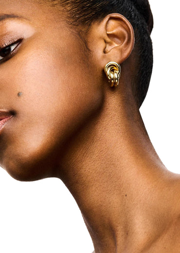 The Vera Earrings Gold Øredobber