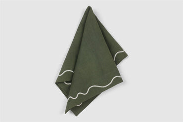 Jules Napkin 4pk Forest Green Dekor
