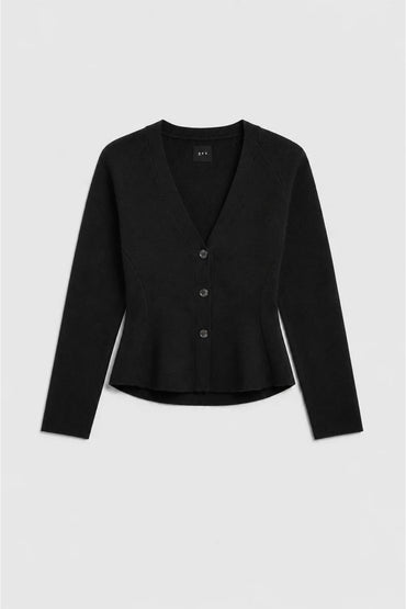 Gensere | Ginny merino cardigan - Black