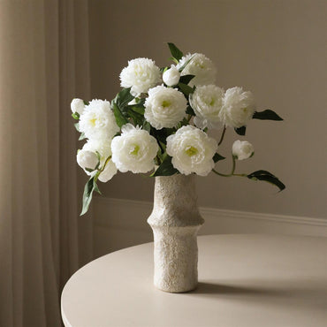 White Peony Flower Blomster