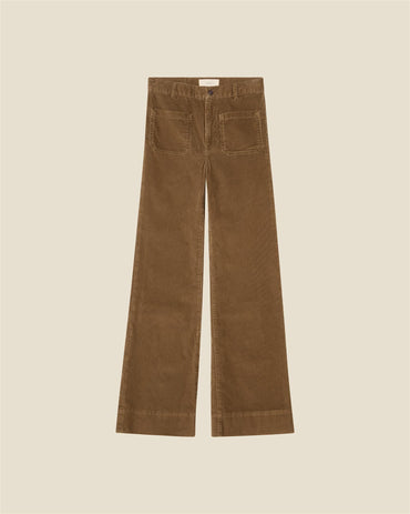 St Monica Brown Corduroy Bukser