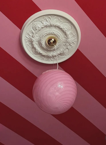 Ø30 Murano Pendel Bubble Gum Lamper