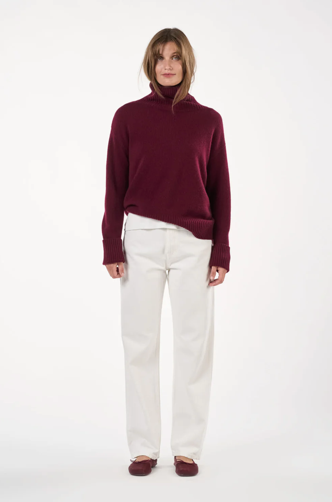 Merle Jumper Bordeaux Gensere