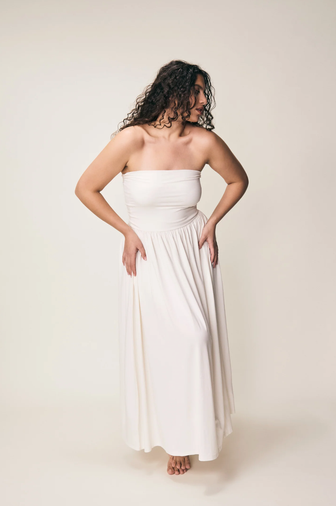 Petunia Dress and Skirt Coconut Milk Kjoler