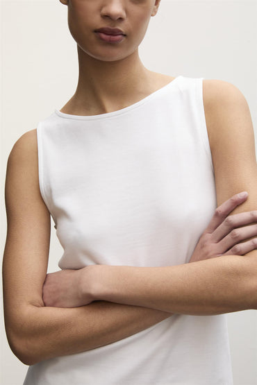 Beatris Top White T-skjorter