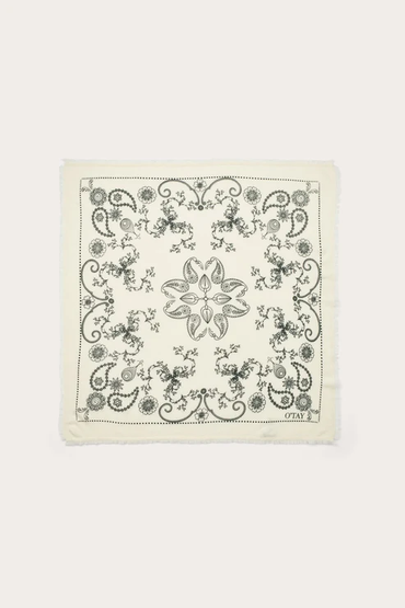 Audrey Scarf Off White Skjef