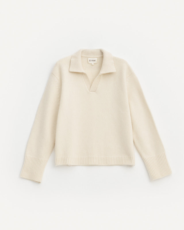 Monaco Sweater Cream Gensere