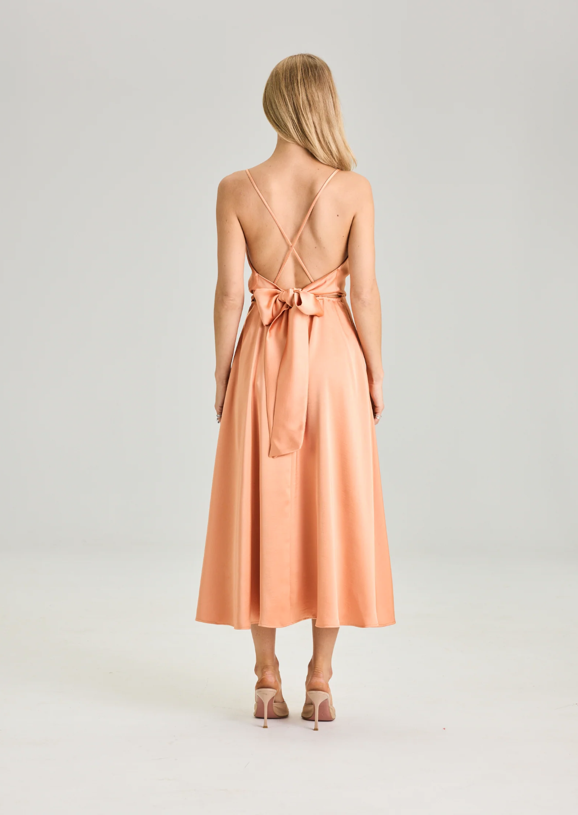 Bow Dress Burned Orange Kjoler
