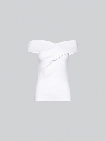 Abelena Top White T-skjorter