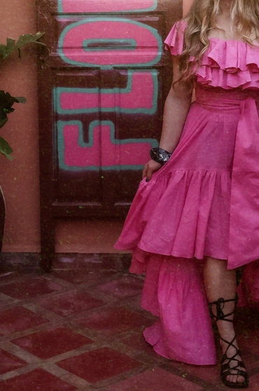 Kjoler | Senorita Cotton Dress Pink