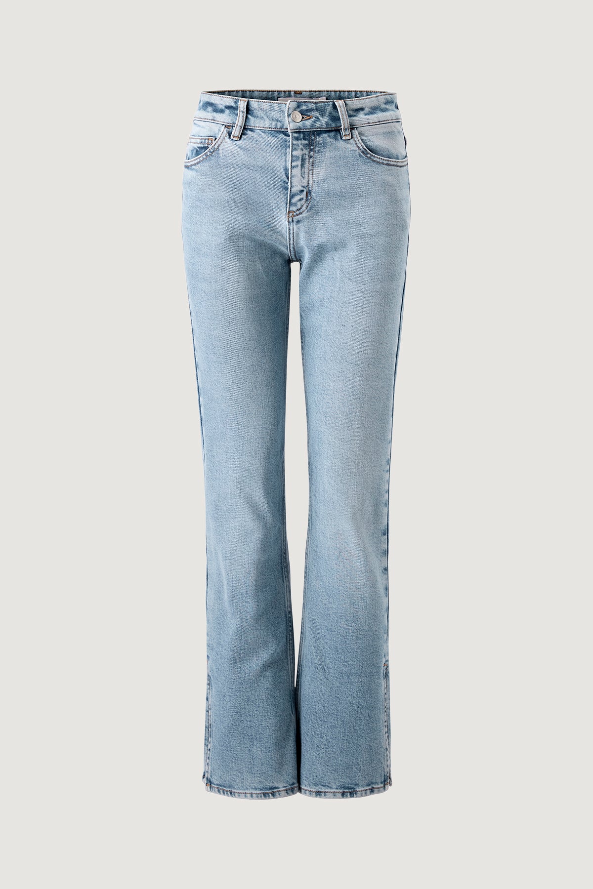 Slit Denim Blue Bukser