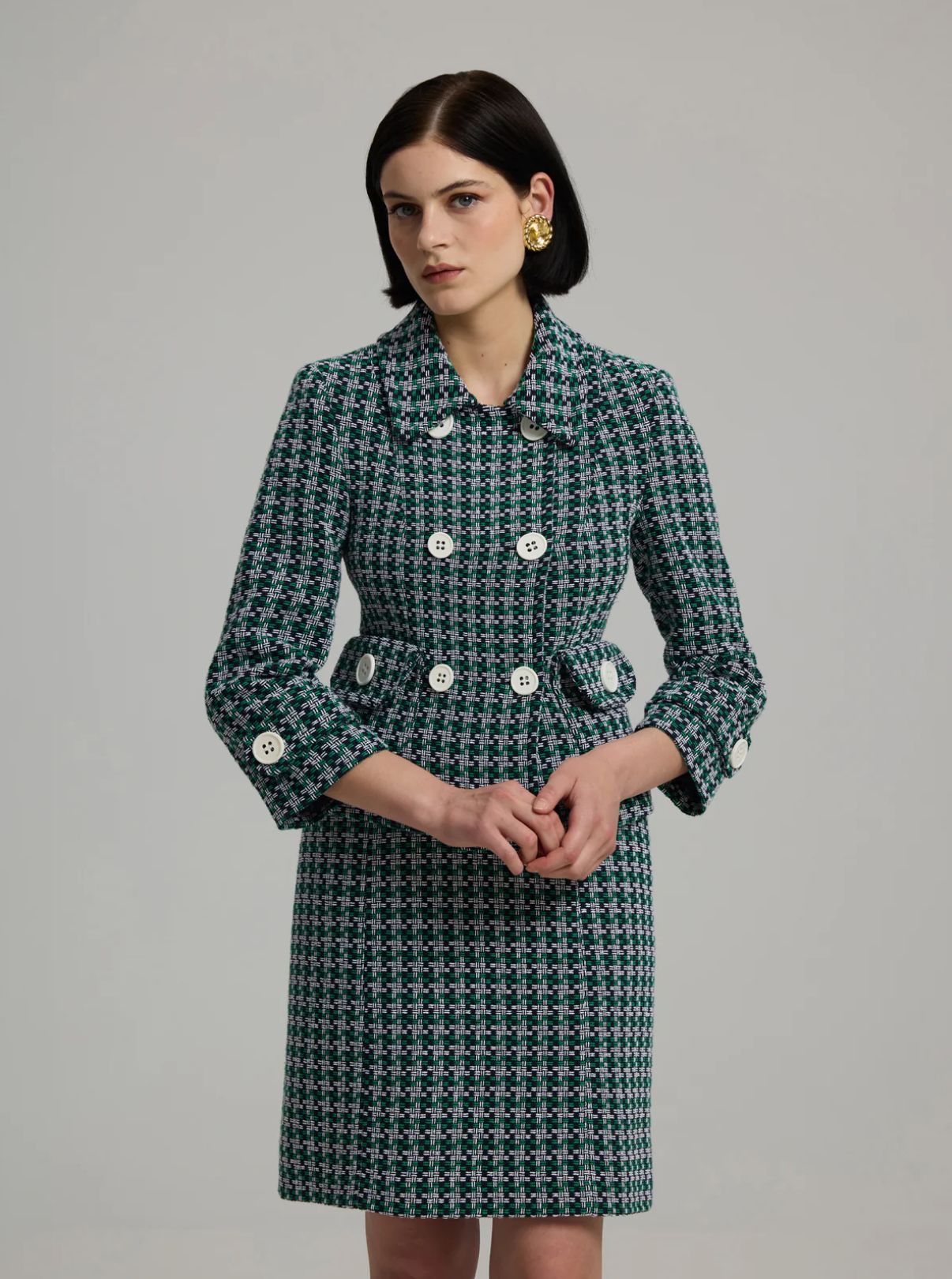 Skjørt | Liza Skirt Navy Checks
