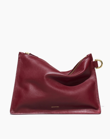 The Charlie Clutch Burgundy Red Vesker