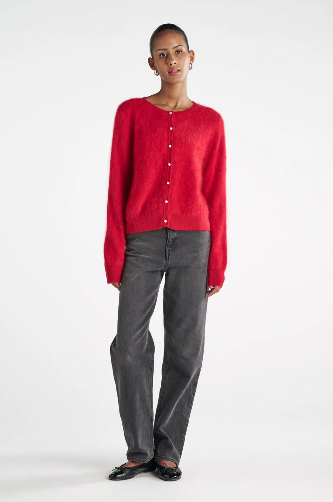 Olga Cardigan Red Cardigans