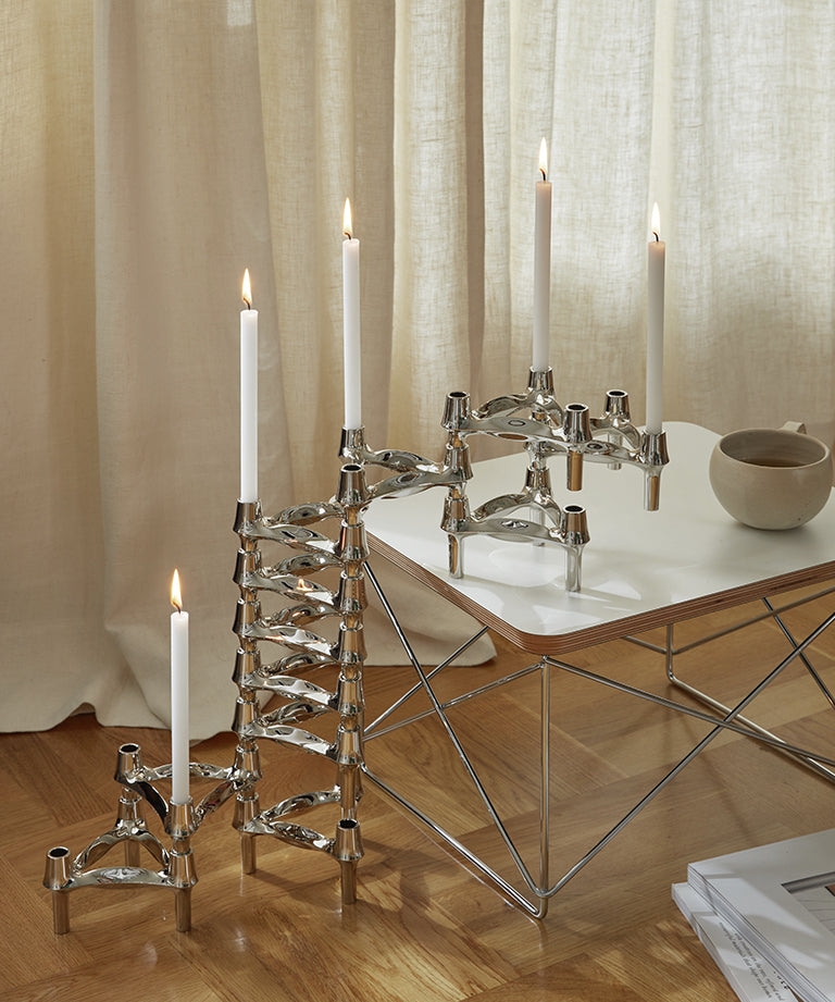 Stoff Nagel Candle Box w/12 pcs