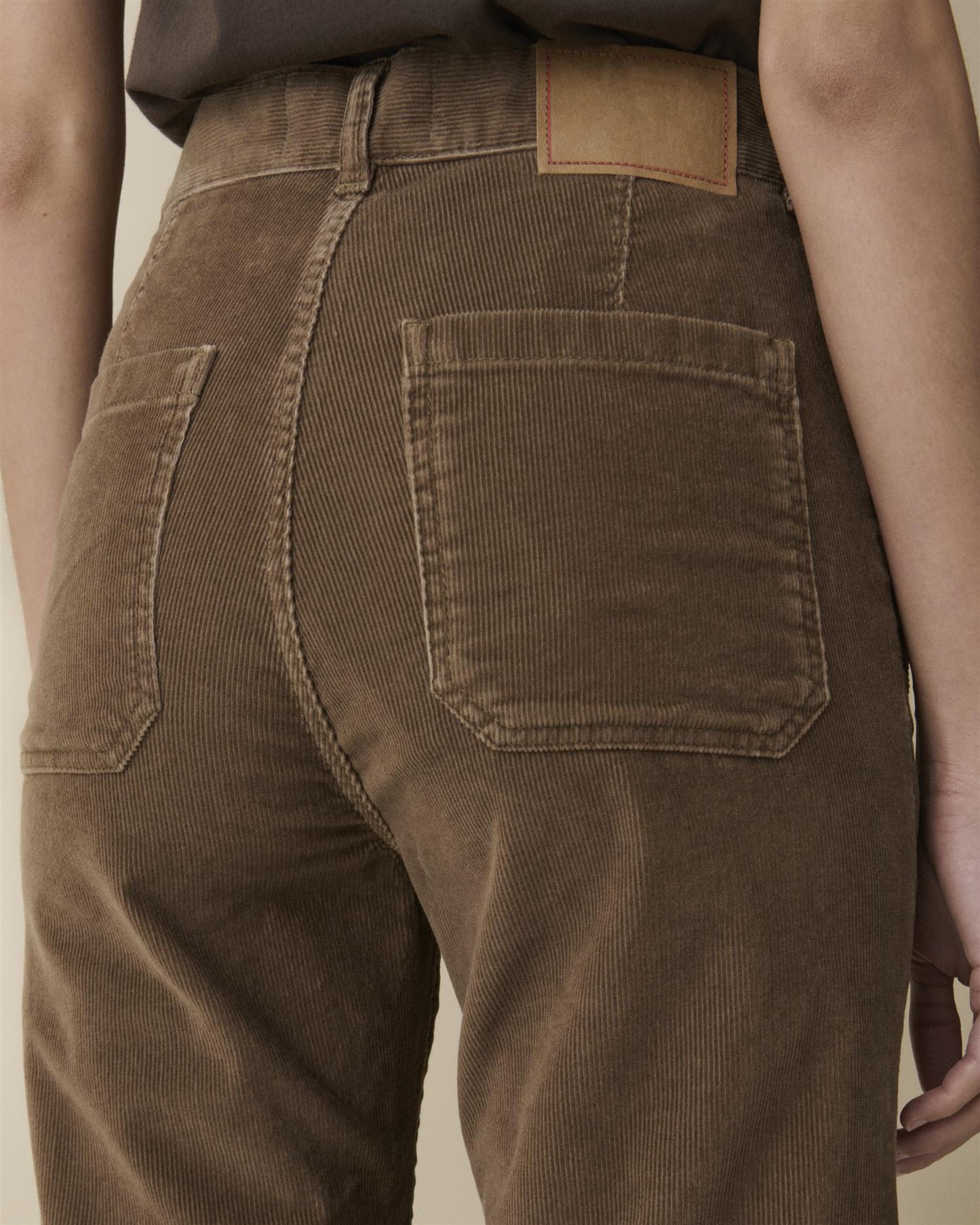 St Monica Brown Corduroy Bukser