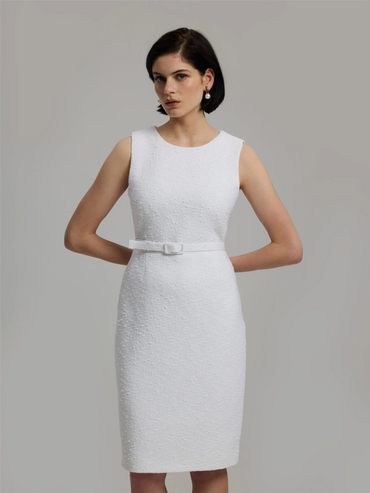 Kjoler | Erin Boucle Dress White