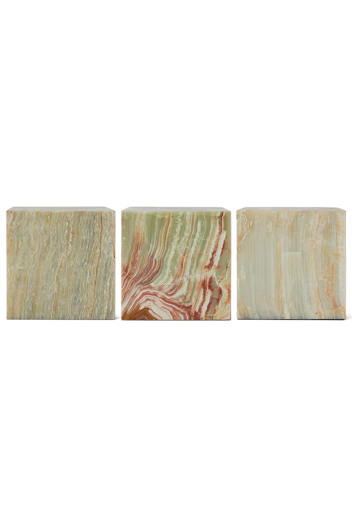 Onyx marble block table