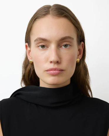 The Magda Earrings Gold Øredobber