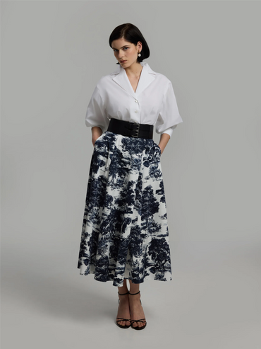 Skjørt | Leea Skirt Night Sky Blue