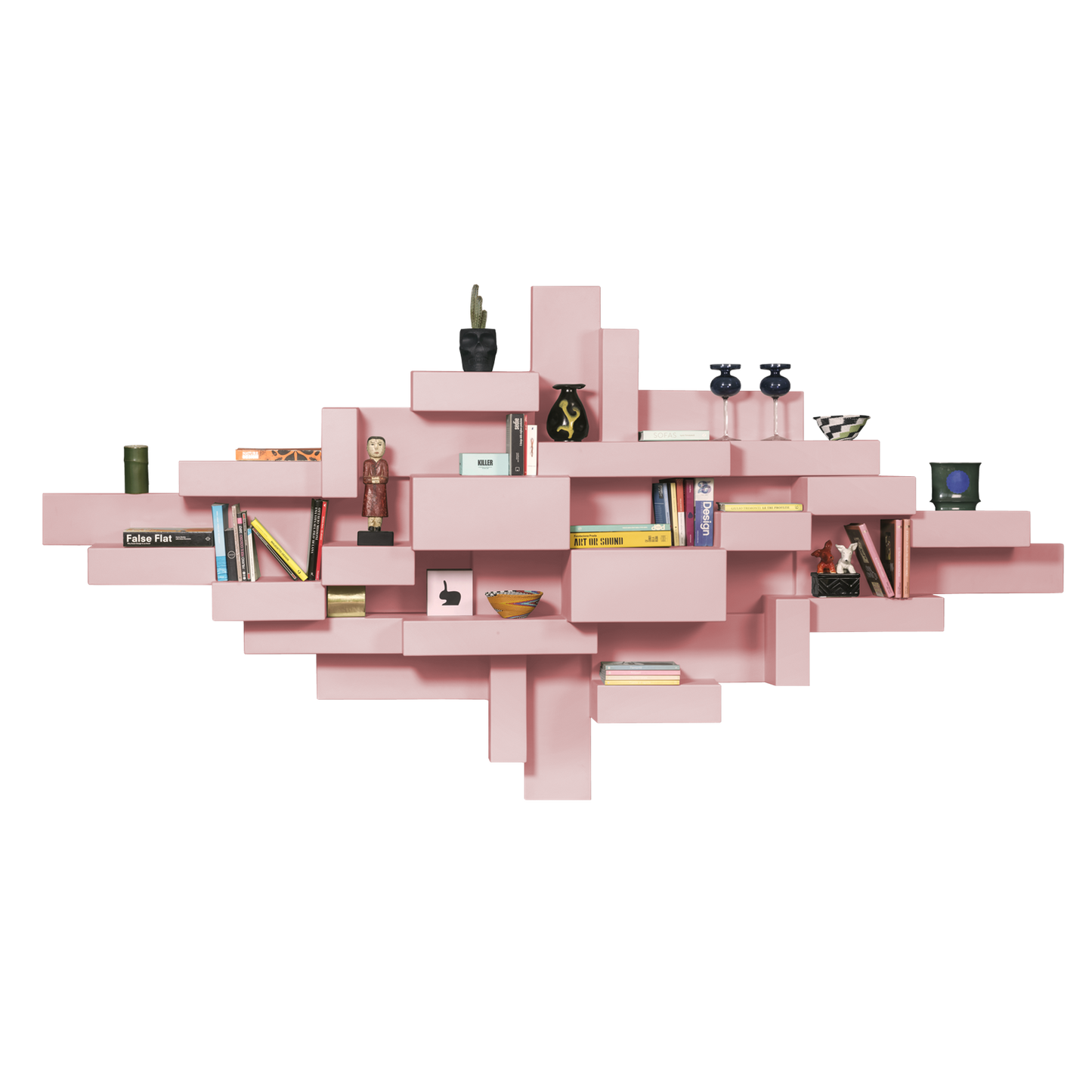 PRIMITIVE BOOKSHELF PINK Hyller