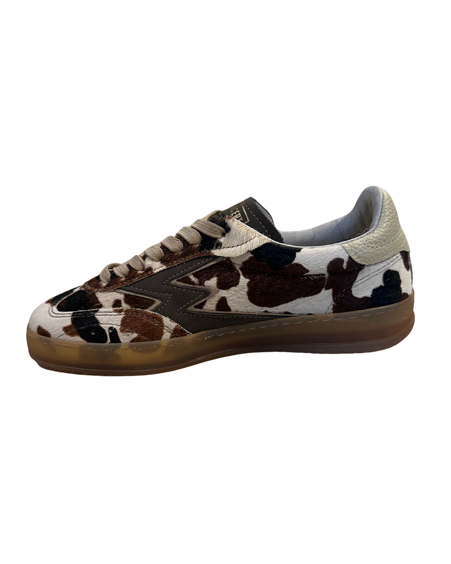 Sko | Club Deluxe Cow Print Horsy Brown