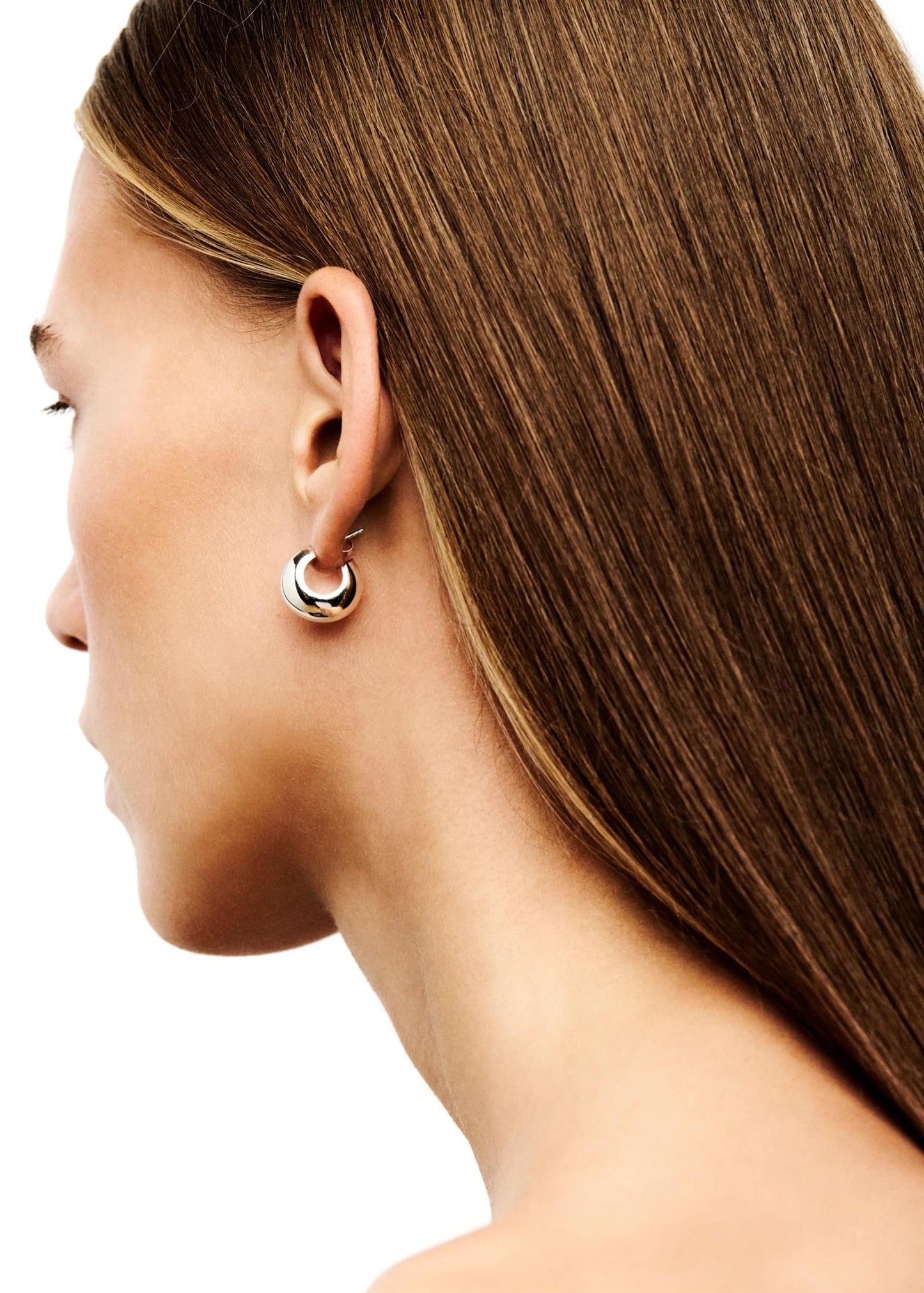 The Simone Earrings Silver Øredobber
