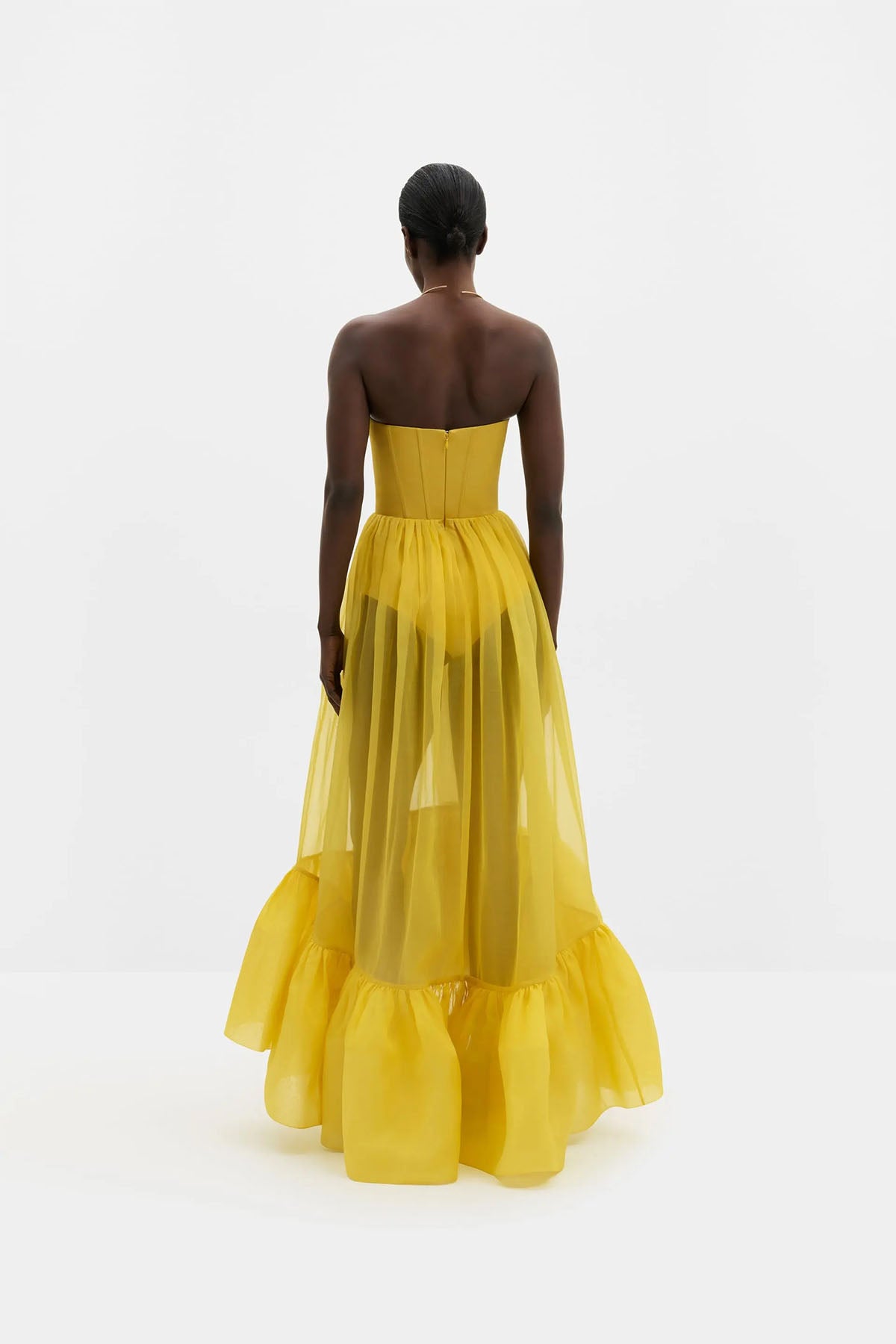 Kjoler | Lilou Corset Silk Blend Maxi Dress
