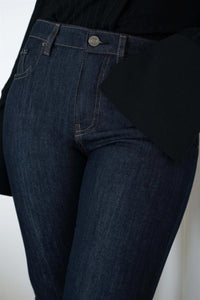 Flared Denim Dark Blue Bukser