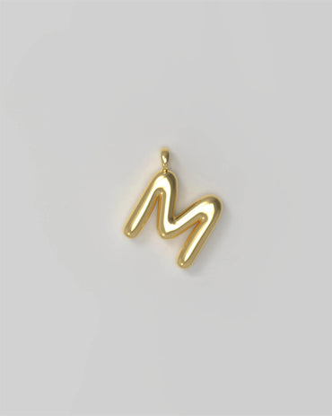 Letter Charm Small Plated Smykker