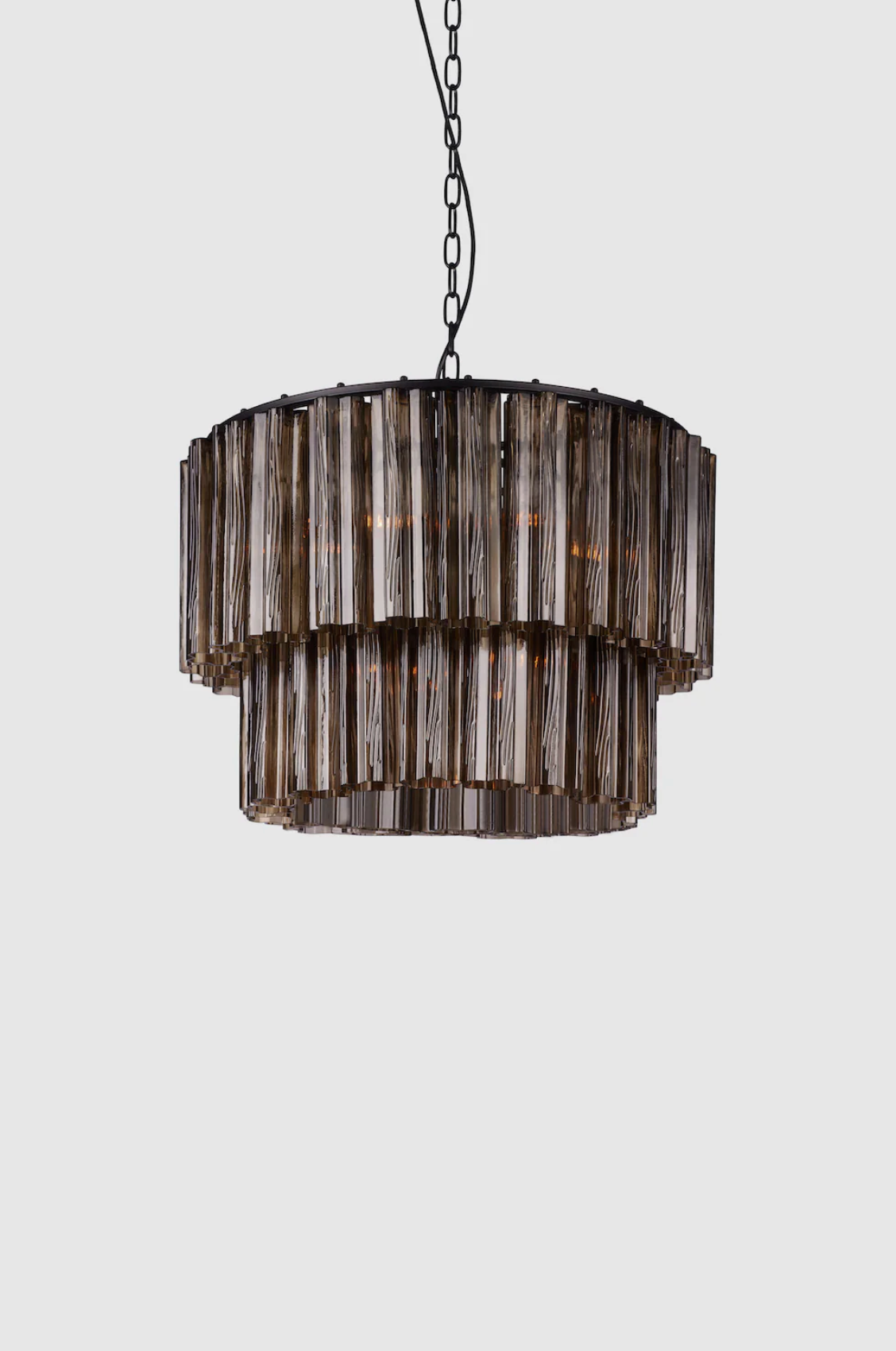 Fontaine chandelier 2 Layer Brown Lamper