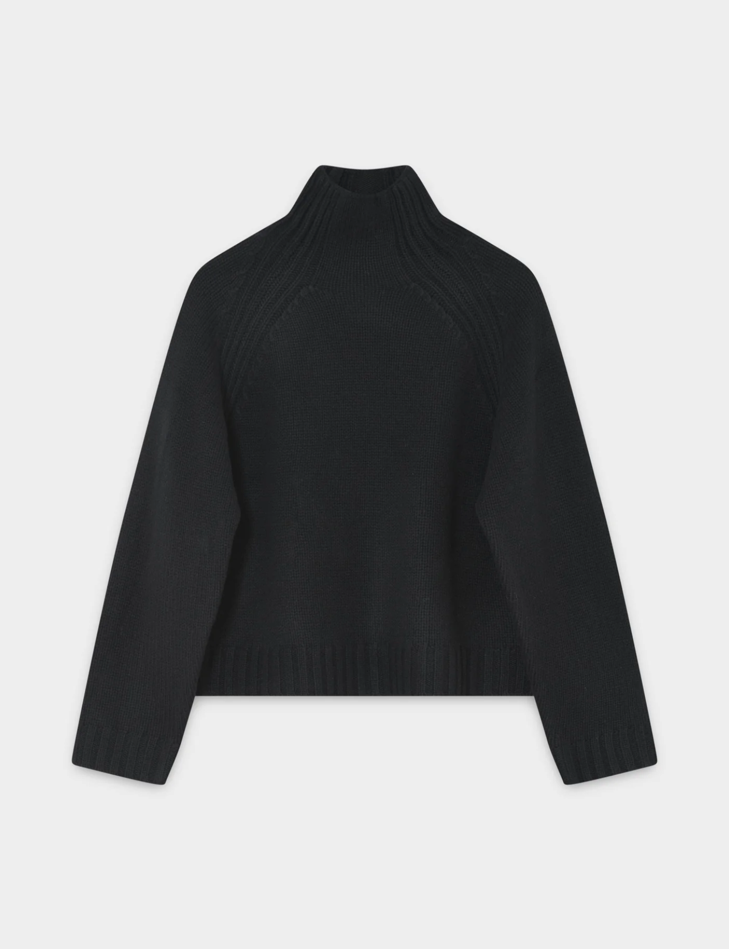 Freddie Daily Cashmere Pullover Black Gensere