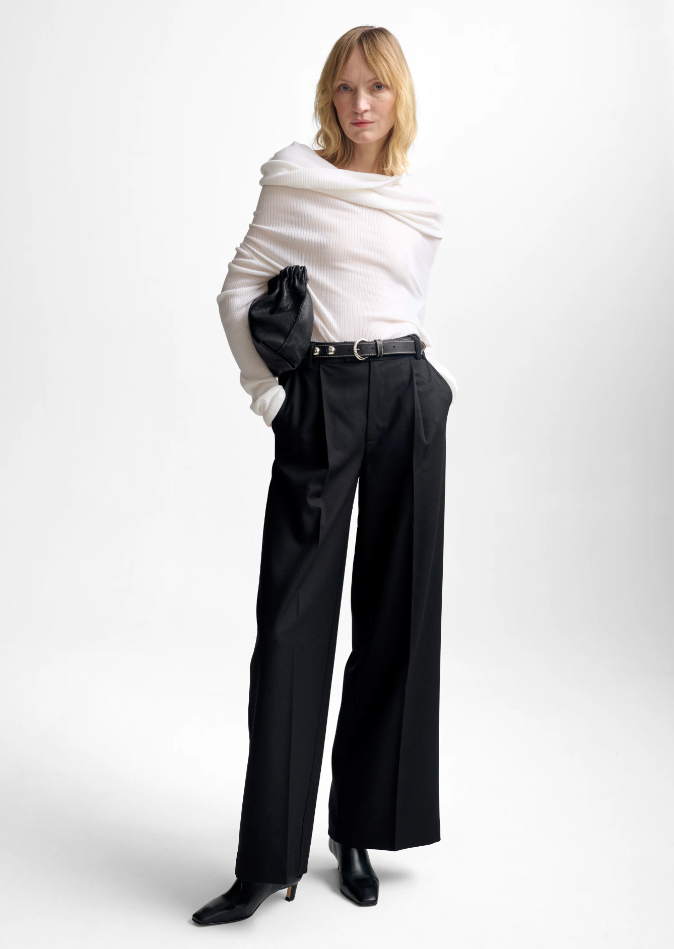 Sharon Trouser Black Bukser