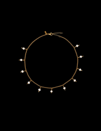 Pierced Pearl Necklace Smykker