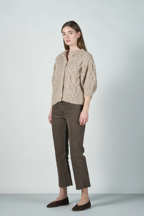 Lilo Cardigan Taupe Cardigans