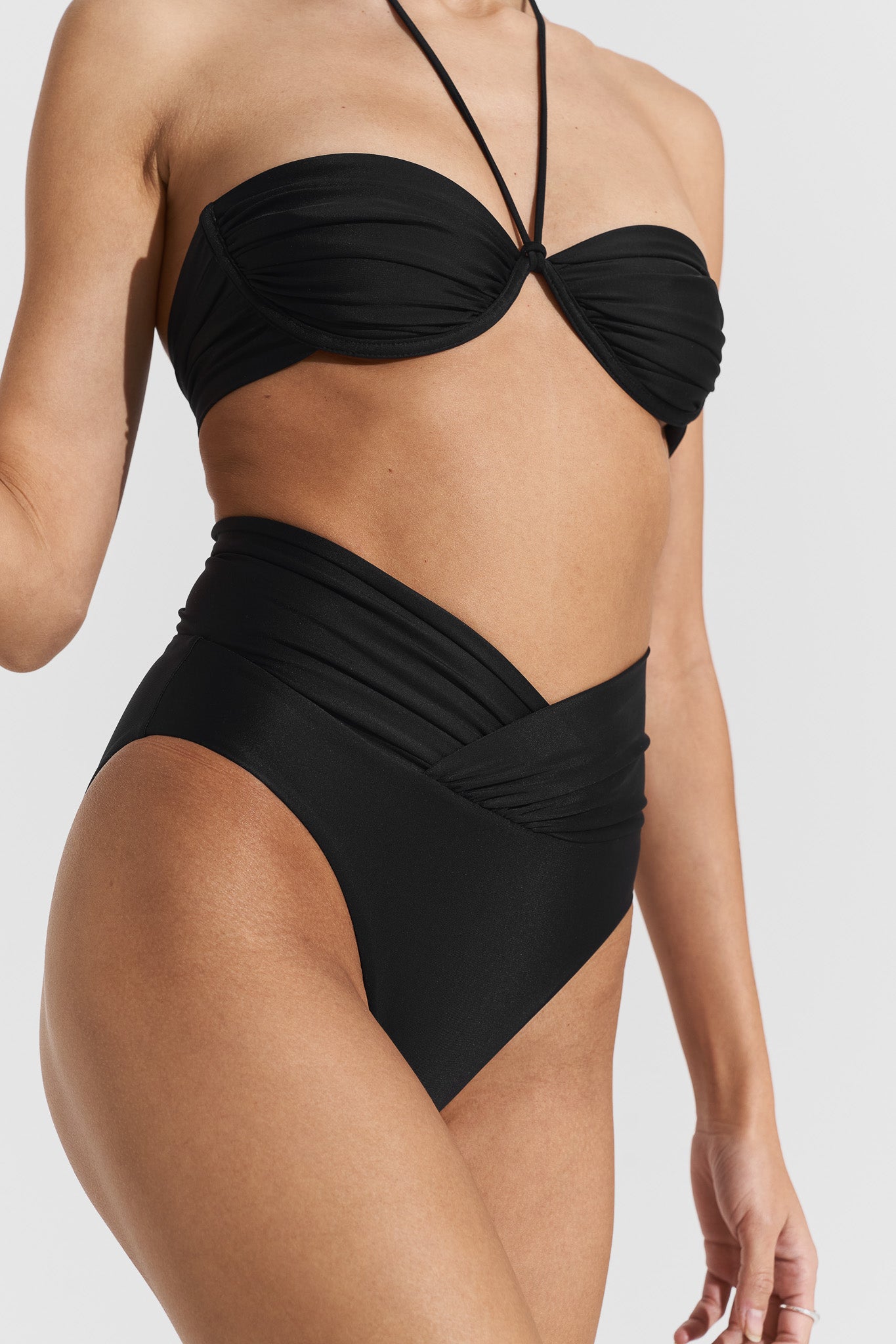 Bikini | Billow Bikini Top Black