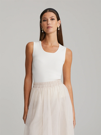 Hannele Top Chalk White T-skjorter