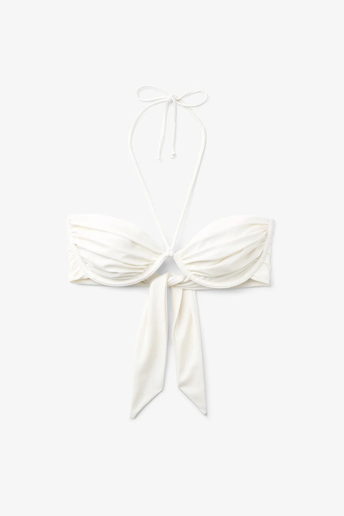 Billow Bikini Top Pearl White Badetøy