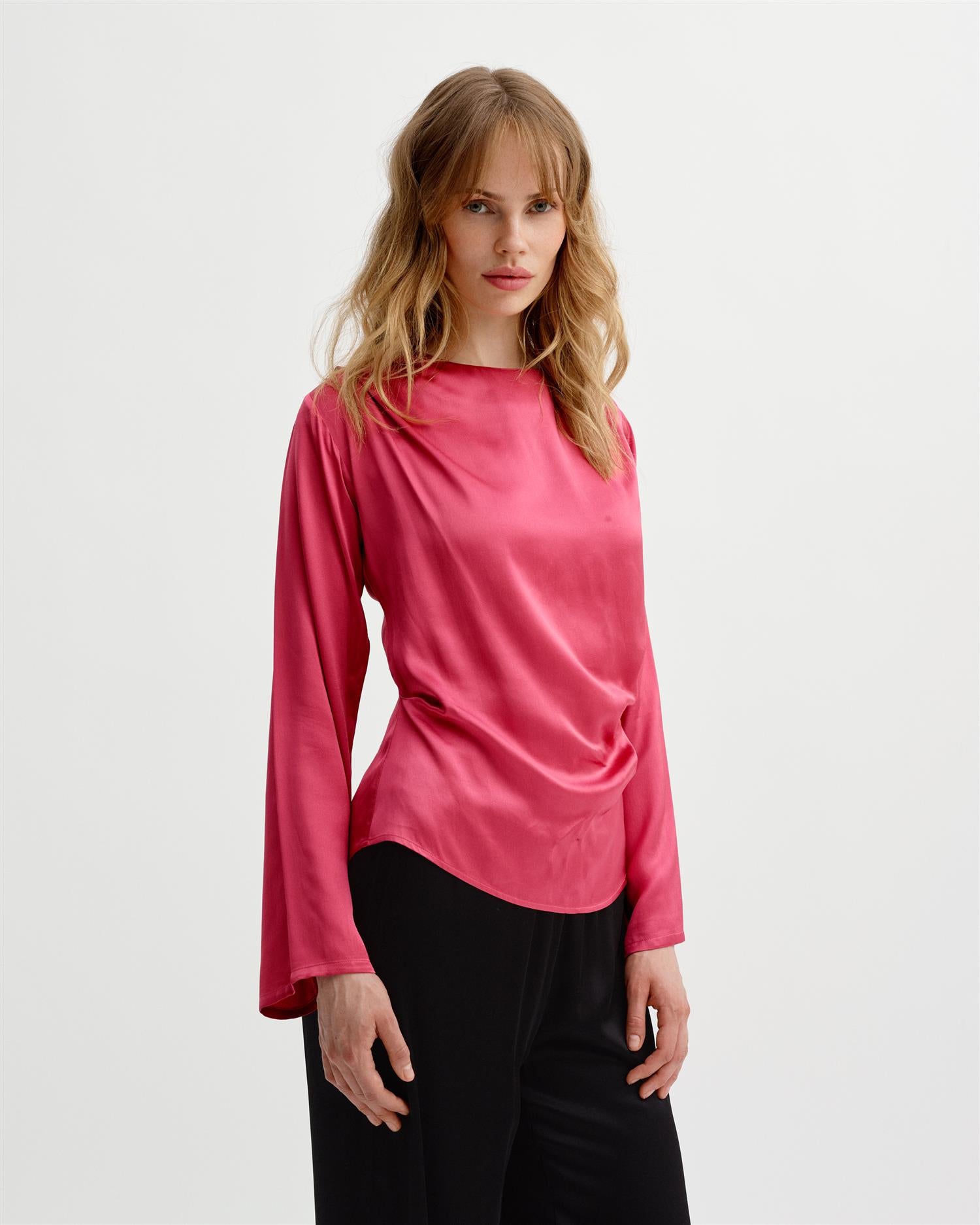 Paris Blouse Pink Bluser