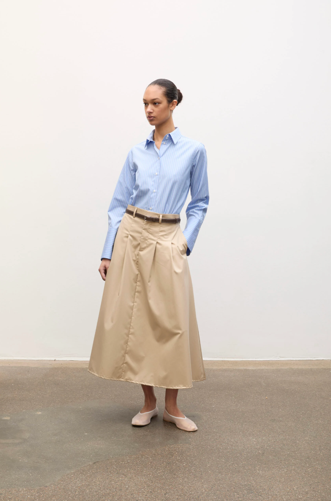 Julie Shirt Blue Stripe Bluser