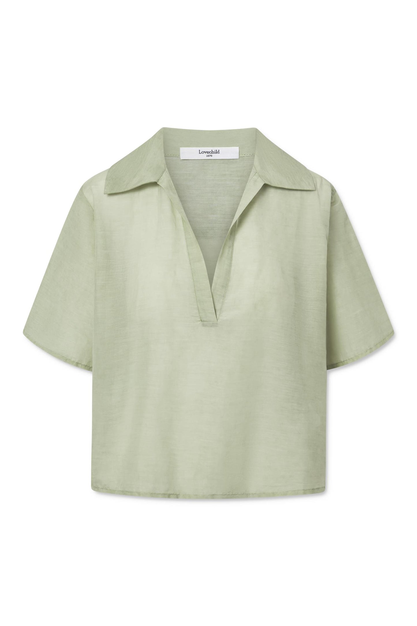 Lenette Blouse Tea Green Bluser