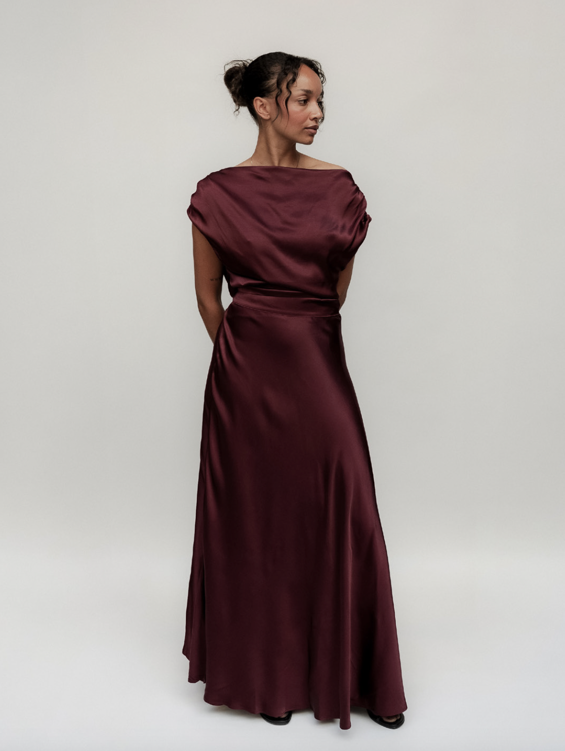 Hazel Skirt Burgundy Skjørt