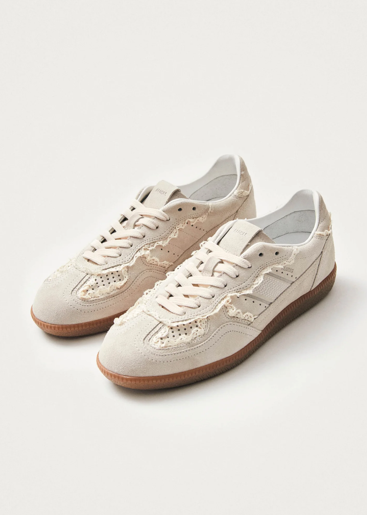 Tb.490 Crochet Cream Leather Sneakers Sko