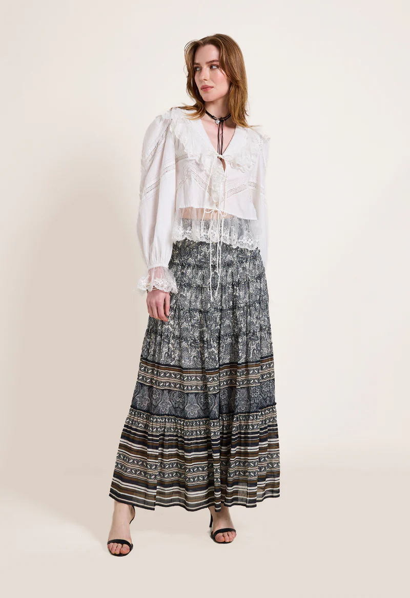 Rosalia Top Simply White Bluser