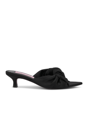 Alia Satin Black Sko