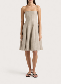 Annecy Dress Oatmeal Kjoler