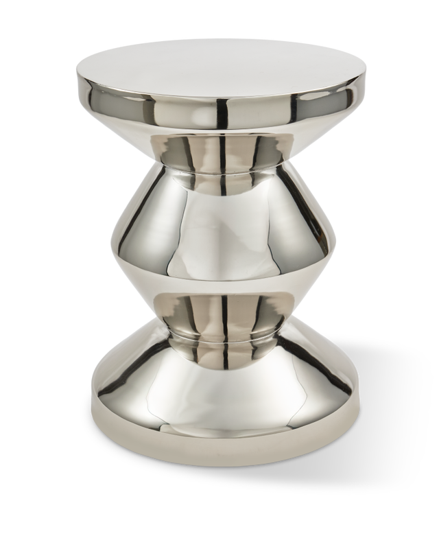 Zig Zag Metal Silver Stoler